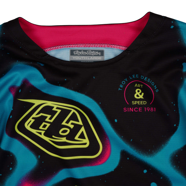 Professional studio photo of Troy Lee Designs - GP Pro Membrane Jersey (Youth); showing fabric texture, panel layout, and graphics; SKU 3797700