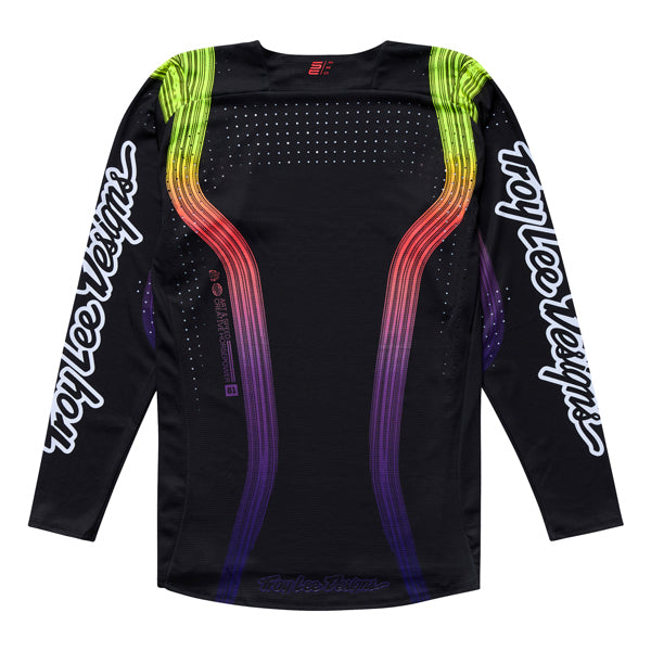 Clean studio shot of Troy Lee Designs - SE Pro Stripes Jersey (Youth); showing fabric texture, panel layout, and graphics; SKU 3932600