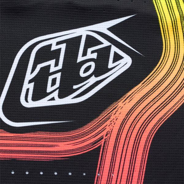 Studio photo on a white background of Troy Lee Designs - SE Pro Stripes Jersey (Youth); showing fabric texture, panel layout, and graphics; SKU 3932600