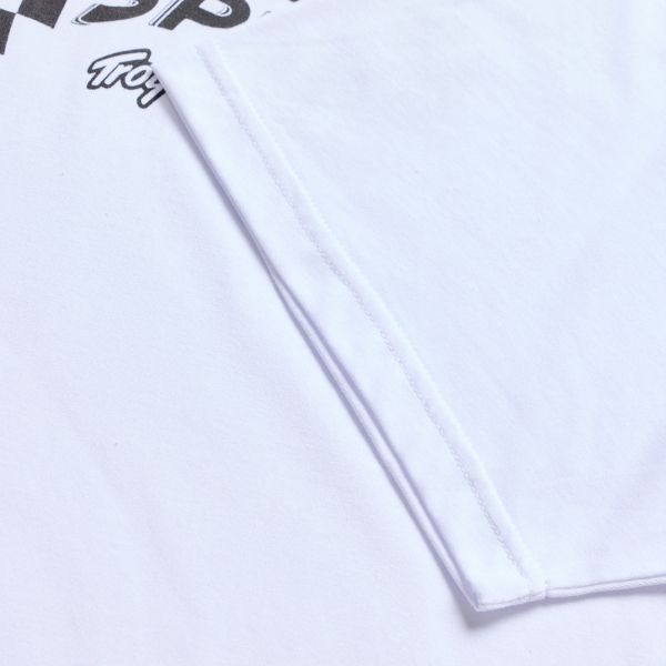 Troy Lee Designs - Finish Line Tee riding gear in White alternate product view 5 sku 701235002