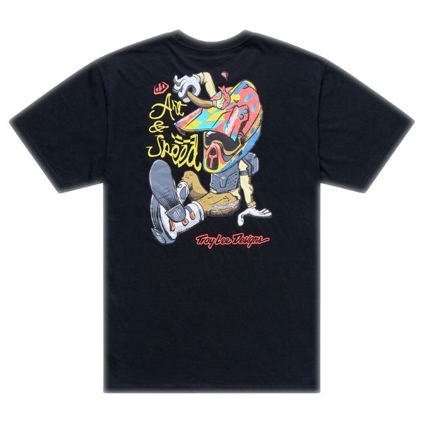 Troy Lee Designs - Heritage Tee riding gear in Black alternate product view 2 sku 701432002