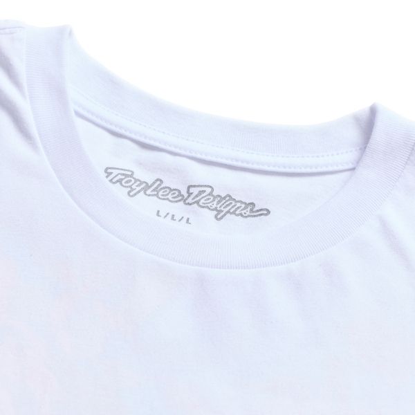 Troy Lee Designs - Heritage Tee riding gear in White alternate product view 11 sku 701432002