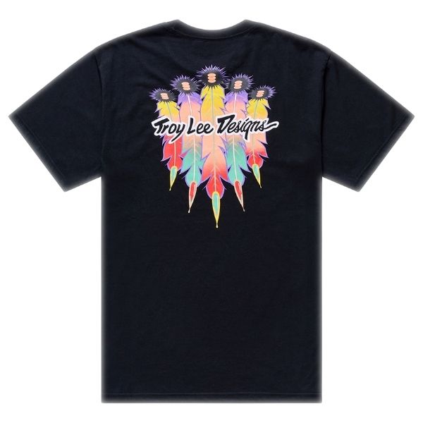 Troy Lee Designs - Feather Tee riding gear in Black alternate product view 2 sku 701571022