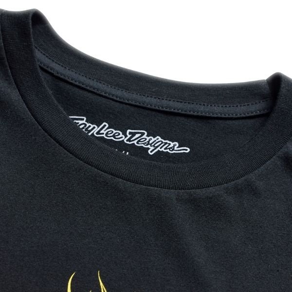 Troy Lee Designs - Flame2 Tee riding gear in Black alternate product view 4 sku 701731002