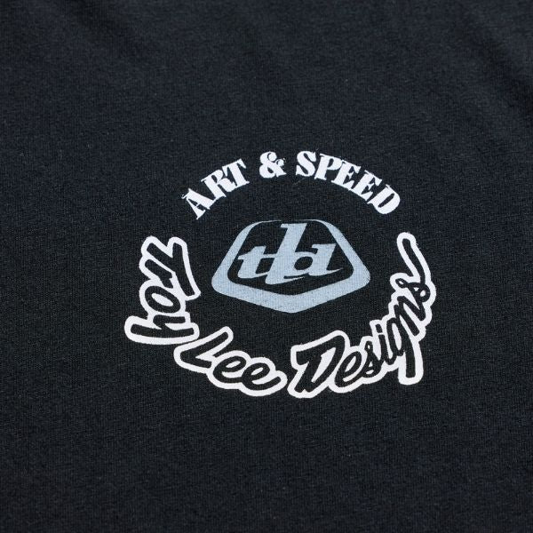 Troy Lee Designs - Carb Club Tee riding gear in Black alternate product view 3 sku 701737002