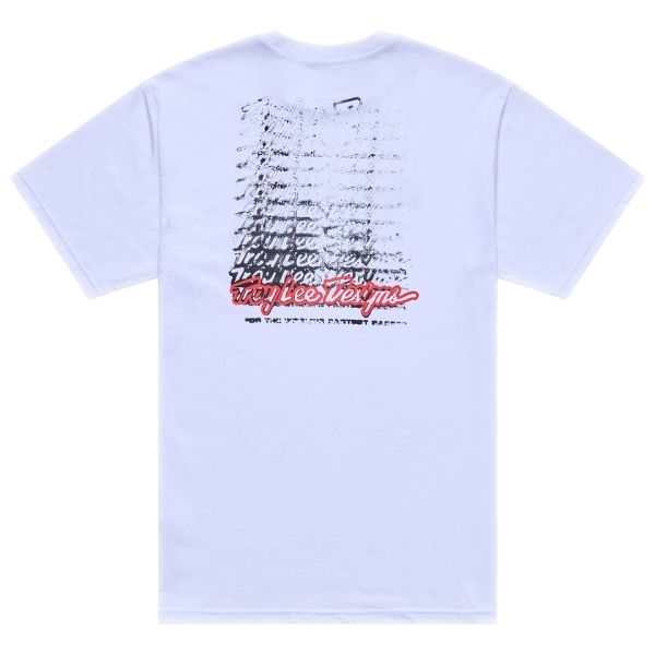 Troy Lee Designs - Repeat Tee riding gear in White alternate product view 8 sku 701739022