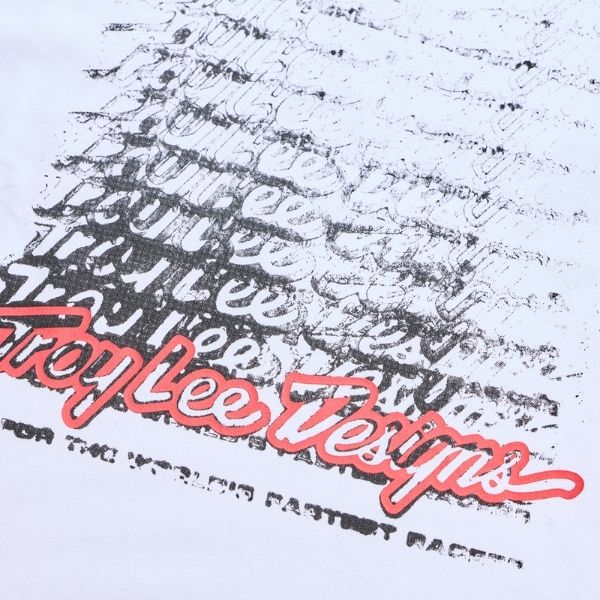 Troy Lee Designs - Repeat Tee riding gear in White alternate product view 10 sku 701739022
