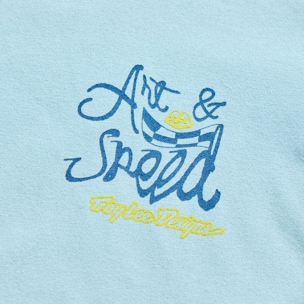 Troy Lee Designs - Heritage Tee (Youth) riding gear in Blue alternate product view 9 sku 724432002