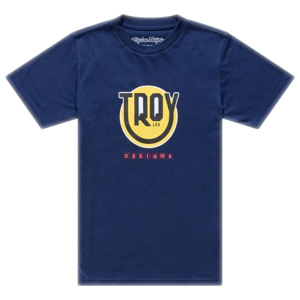 Troy Lee Designs - Happy Dayz Tee (Youth) riding gear in Navy alternate product view 6 sku 724693002