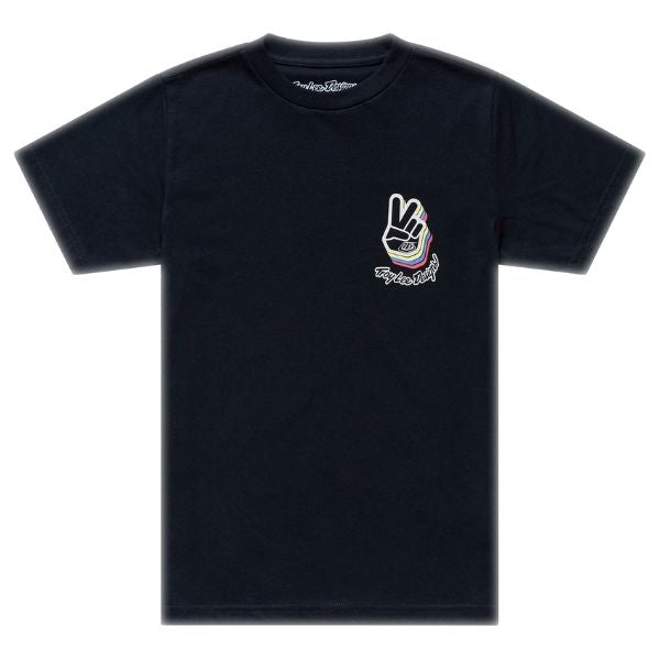Troy Lee Designs - Deuces Tee (Youth) riding gear in Black alternate product view 6 sku 724736002