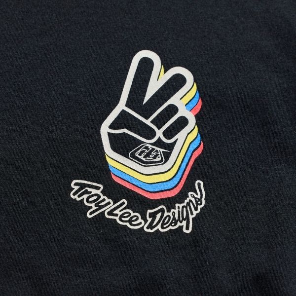 Troy Lee Designs - Deuces Tee (Youth) riding gear in Black alternate product view 8 sku 724736002