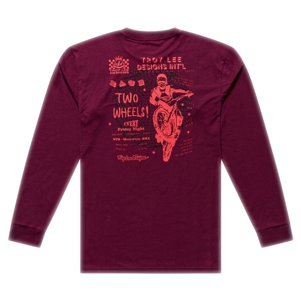 Troy Lee Designs - Friday Night Long Sleeve Tee riding gear alternate product view 2 sku 729716002