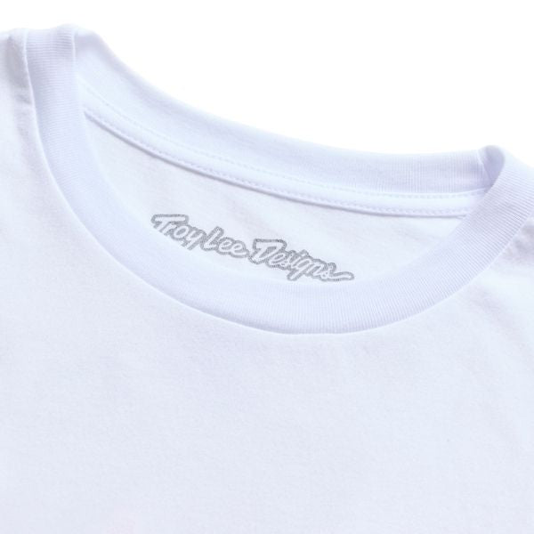 Troy Lee Designs - Carb Club Long Sleeve Tee riding gear in White alternate product view 5 sku 729737002