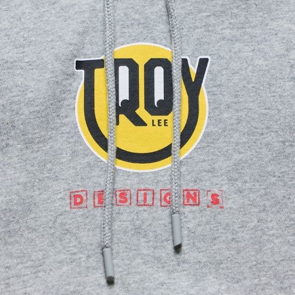 Troy Lee Designs - Happy Dayz Pullover Hoodie riding gear in Gray alternate product view 9 sku 731693002