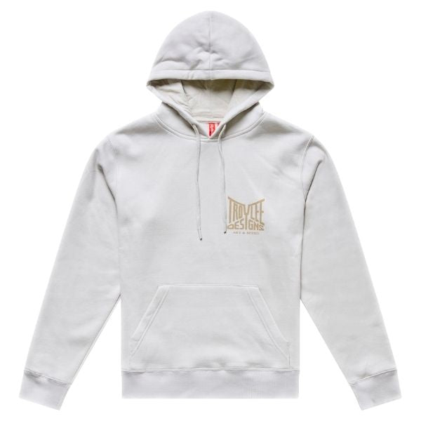 Troy Lee Designs - Handlebar Pullover Hoodie (Womens) riding gear in Pumice product view sku 763701002