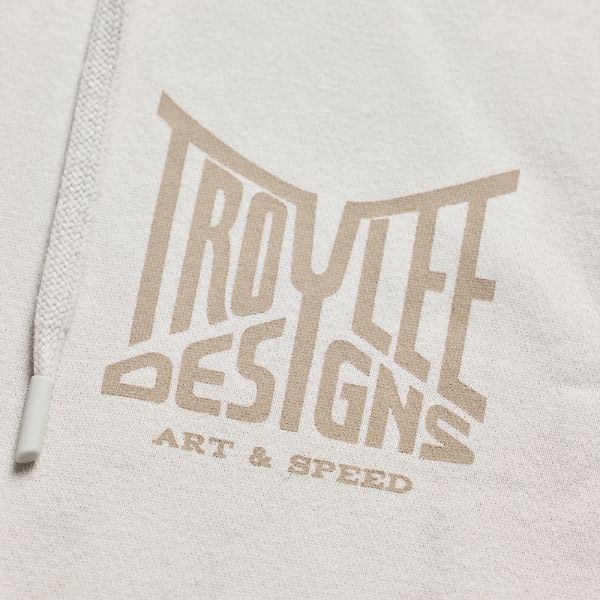 Troy Lee Designs - Handlebar Pullover Hoodie (Womens) riding gear in White alternate product view 4 sku 763701002