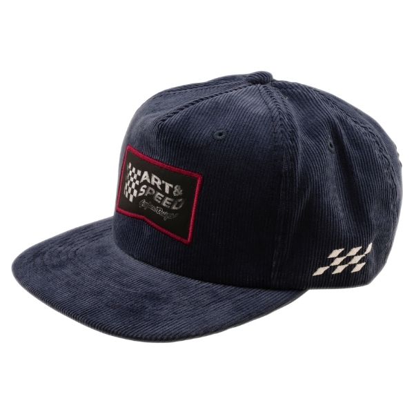 Troy Lee Designs - Winners Circle Unstructured Snapback Hat riding gear in Red alternate product view 3 sku 780345000