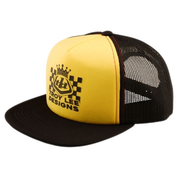 Troy Lee Designs - Friday Night Trucker Snapback Hat riding gear in Black alternate product view 3 sku 787716000