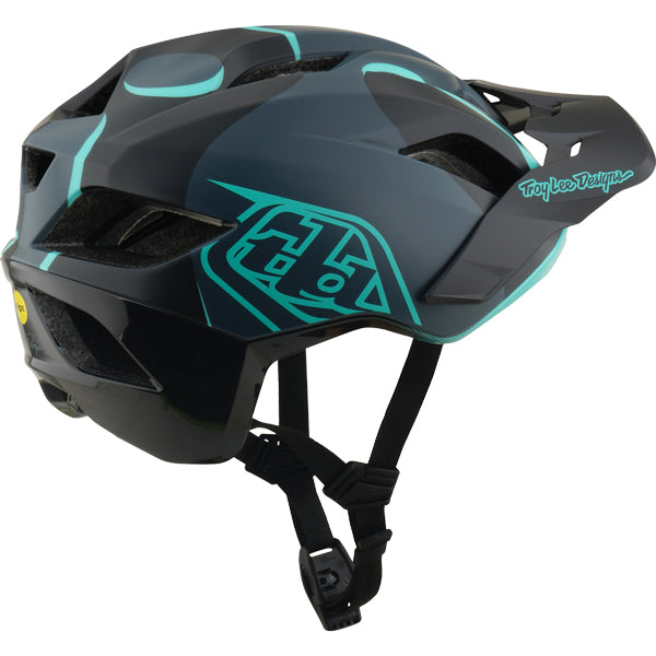 Troy Lee Designs - Flowline SE Badge MIPS Helmet (MTB) mountain bike helmet product shown from another angle sku 110568081