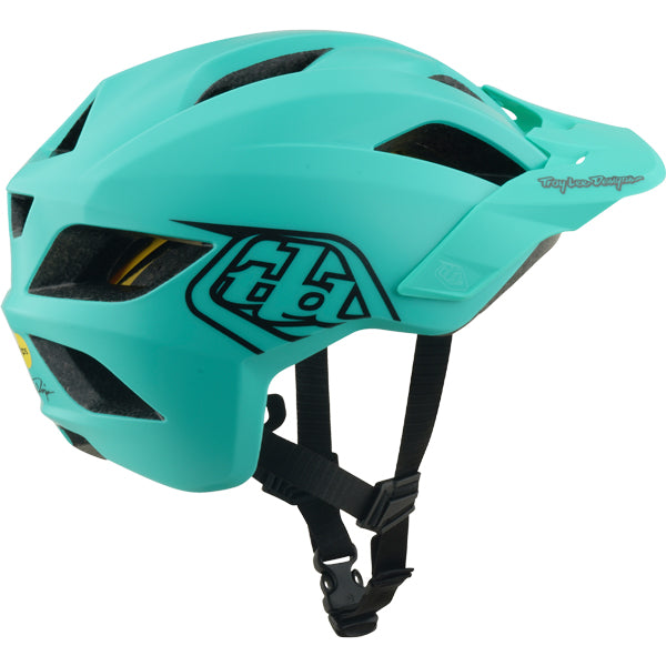 Troy Lee Designs - Flowline Point MIPS Helmet (MTB) (Youth) mountain bike helmet product shown from another angle sku 113540500