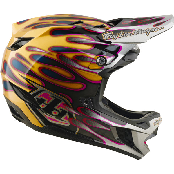 Troy Lee Designs - D4 Carbon Overspray MIPS Helmet (MTB) mountain bike helmet product shown from another angle sku 139030001