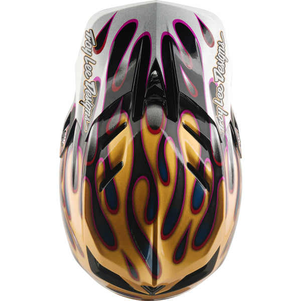 Troy Lee Designs - D4 Carbon Overspray MIPS Helmet (MTB) mountain bike helmet product shown from another angle sku 139030001 - alternate view