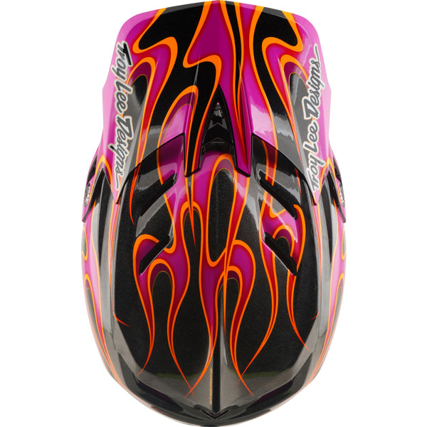 Troy Lee Designs - D4 Carbon Torched MIPS Helmet (MTB) mountain bike helmet product shown from another angle sku 139212011 - alternate view