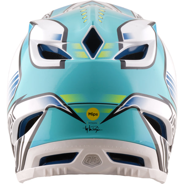 Troy Lee Designs - D4 Composite Crest MIPS Helmet (MTB) mountain bike helmet product shown from another angle sku 140017001