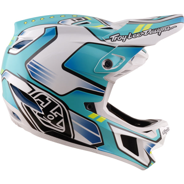 Troy Lee Designs - D4 Composite Crest MIPS Helmet (MTB) mountain bike helmet product shown from another angle sku 140017001