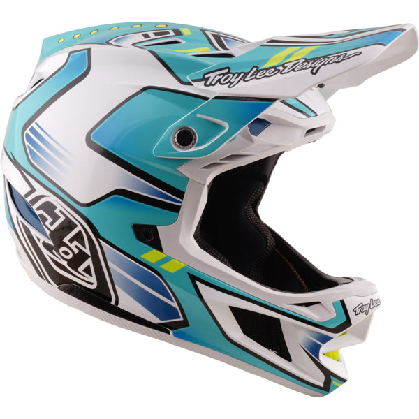 Troy Lee Designs - D4 Composite Crest MIPS Helmet (MTB) mountain bike helmet product shown from another angle sku 140017001