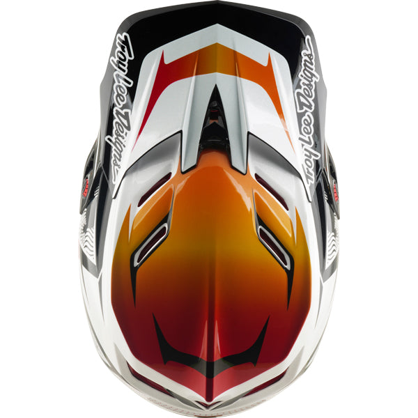 Troy Lee Designs - D4 Composite Lined Up MIPS Helmet (MTB) mountain bike helmet product shown from another angle sku 140025001 - alternate view