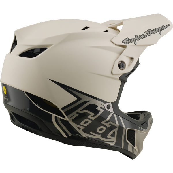 Troy Lee Designs - D4 Composite Stealth MIPS Helmet (MTB) mountain bike helmet product shown from another angle sku 140437061