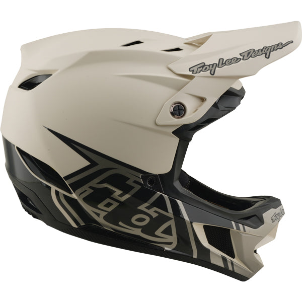 Troy Lee Designs - D4 Composite Stealth MIPS Helmet (MTB) mountain bike helmet product shown from another angle sku 140437061