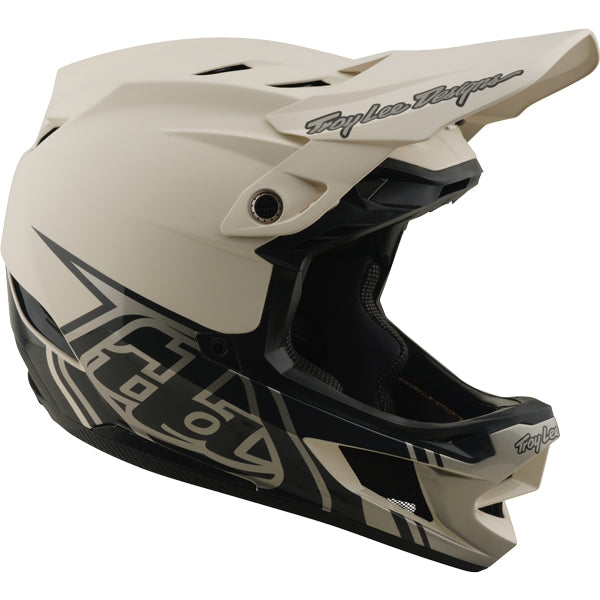 Troy Lee Designs - D4 Composite Stealth MIPS Helmet (MTB) mountain bike helmet product shown from another angle sku 140437061