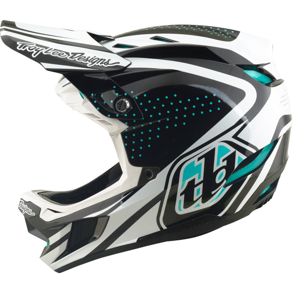 Troy Lee Designs - D4 Polyacrylite The Line MIPS Helmet (MTB) mountain bike helmet product shown from another angle sku 174047001