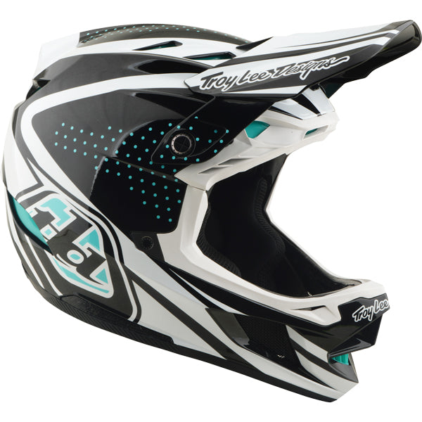 Troy Lee Designs - D4 Polyacrylite The Line MIPS Helmet (MTB) mountain bike helmet product shown from another angle sku 174047001