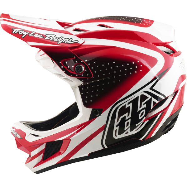 Troy Lee Designs - D4 Polyacrylite The Line MIPS Helmet (MTB) mountain bike helmet product shown from another angle sku 174047001