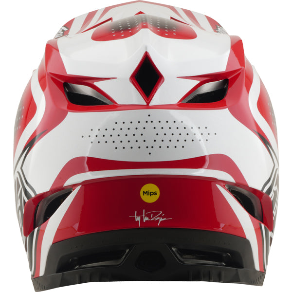 Troy Lee Designs - D4 Polyacrylite The Line MIPS Helmet (MTB) mountain bike helmet product shown from another angle sku 174047001
