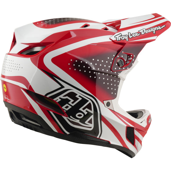 Troy Lee Designs - D4 Polyacrylite The Line MIPS Helmet (MTB) mountain bike helmet product shown from another angle sku 174047001