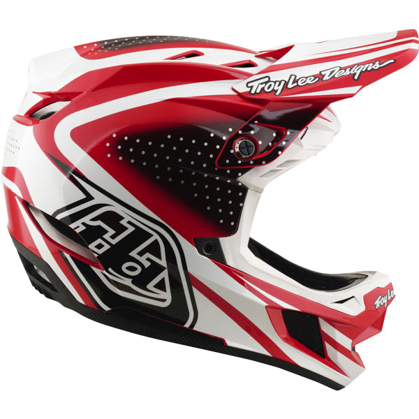 Troy Lee Designs - D4 Polyacrylite The Line MIPS Helmet (MTB) mountain bike helmet product shown from another angle sku 174047001