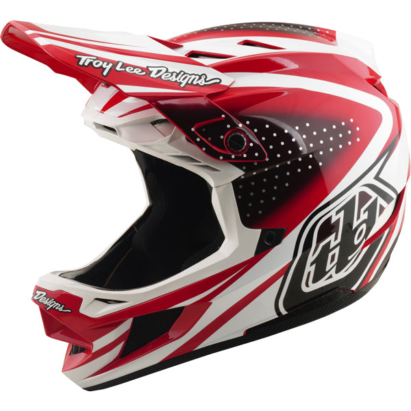 Troy Lee Designs - D4 Polyacrylite The Line MIPS Helmet (MTB) mountain bike helmet product shown from another angle sku 174047001