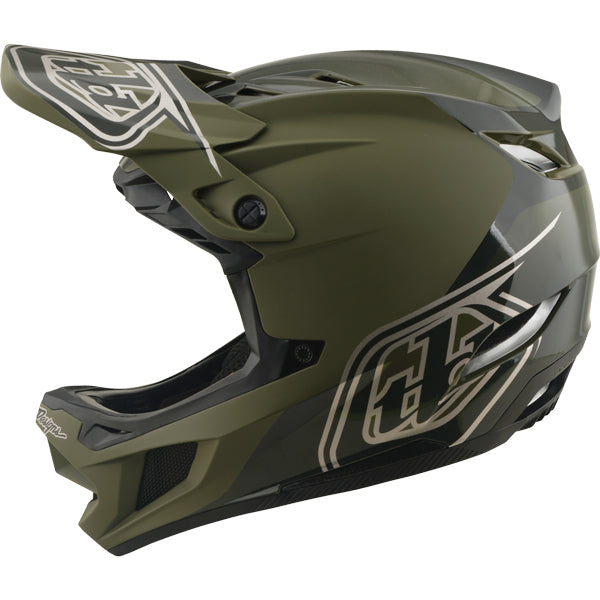 Troy Lee Designs - D4 Polyacrylite Shadow MIPS Helmet (MTB) mountain bike helmet product shown from another angle sku 174499021