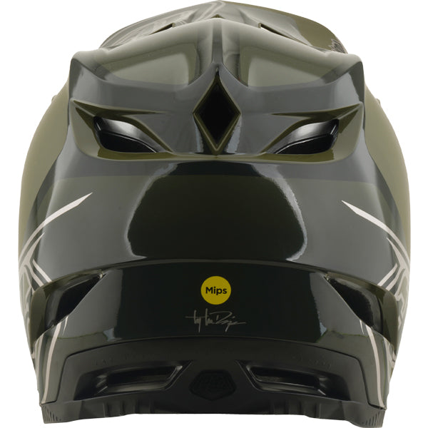 Troy Lee Designs - D4 Polyacrylite Shadow MIPS Helmet (MTB) mountain bike helmet product shown from another angle sku 174499021