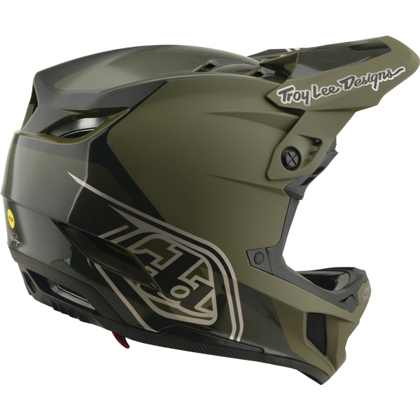 Troy Lee Designs - D4 Polyacrylite Shadow MIPS Helmet (MTB) mountain bike helmet product shown from another angle sku 174499021