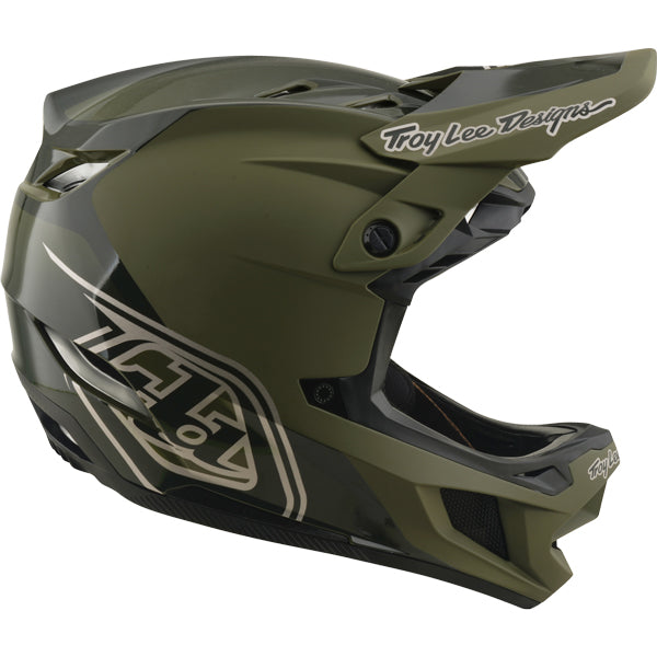 Troy Lee Designs - D4 Polyacrylite Shadow MIPS Helmet (MTB) mountain bike helmet product shown from another angle sku 174499021