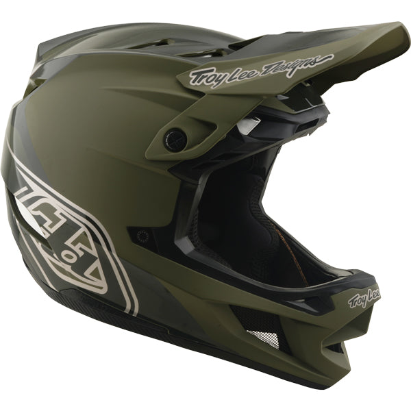 Troy Lee Designs - D4 Polyacrylite Shadow MIPS Helmet (MTB) mountain bike helmet product shown from another angle sku 174499021