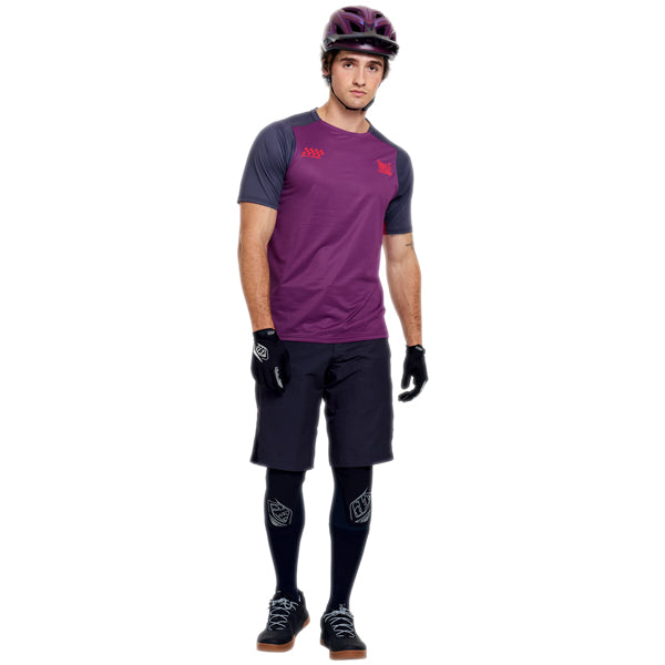 Troy Lee Designs - Skyline Pro Mono Shell Shorts (MTB) mountain bike shorts product shown from another angle sku 203027001