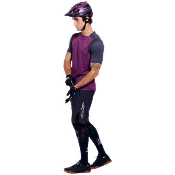 Troy Lee Designs - Skyline Pro Mono Shell Shorts (MTB) mountain bike shorts product shown from another angle sku 203027001