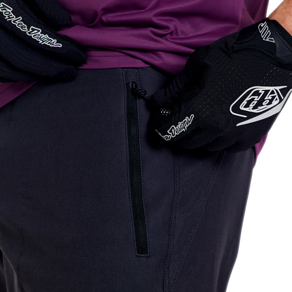 Troy Lee Designs - Skyline Pro Mono Shell Shorts (MTB) mountain bike shorts product shown from another angle sku 203027001