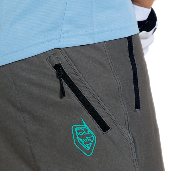 Troy Lee Designs - Skyline Pro Mono Shell Shorts (MTB) mountain bike shorts product shown from another angle sku 203027001